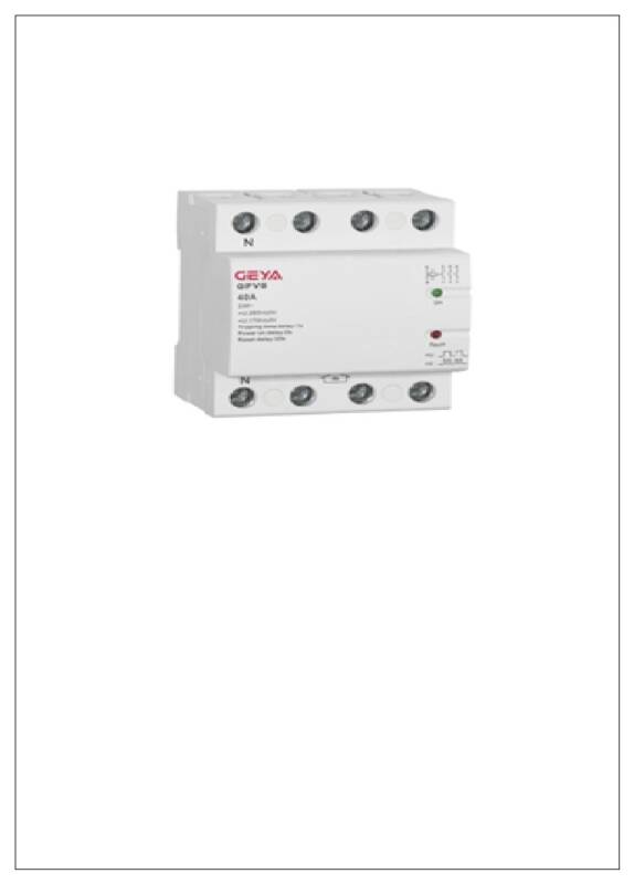 Напреженова защита интелигентна трифазна GPV8-50A-4Р