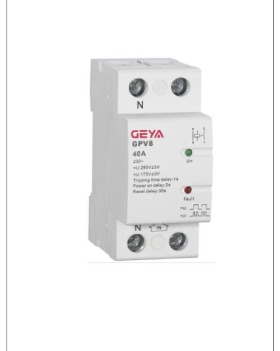 Напреженова защита интелигентна монофазна GPV8-50A-2P